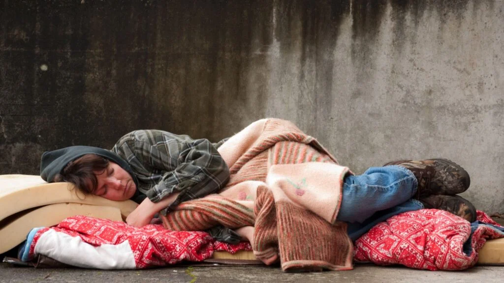 8% increase in rough sleeping in the capital on the same period in 2024